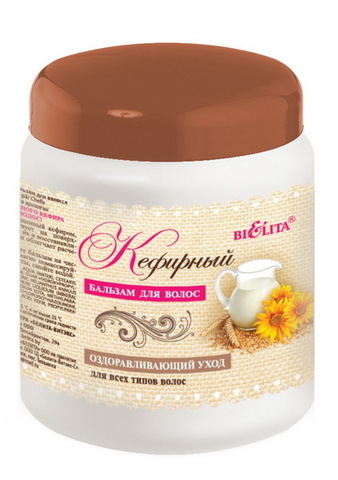 Белита Бальзам для волос КЕФИРНЫЙ для всех типов 450мл