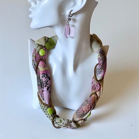 Косынка - ожерелье 002272_mix2