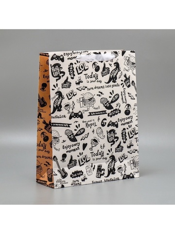 Пакет подарочный L вертикальный, «Что-то очень крутое», 31*40*11 см (Д*В*Ш), 1 шт.