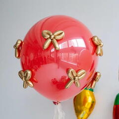 Сет гелиевых шаров Зеленая Ёлочка с подарками