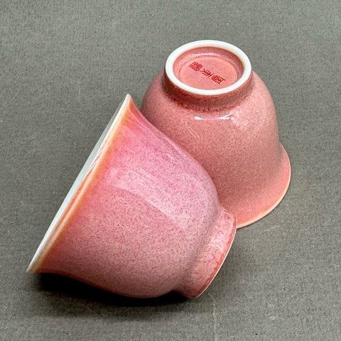 Чашка розовая, фарфор, 50мл