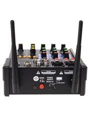Микшер 4-полосный с беспроводными микрофонами с Bluetooth и USB TKL R2
