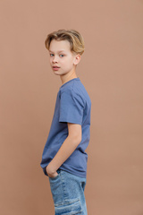 113_БК25 Футболка кор.рукав, графит