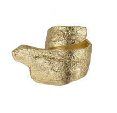 Кольцо мятый металл