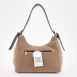 Сумка Саломея 2028 эко-замша песочный