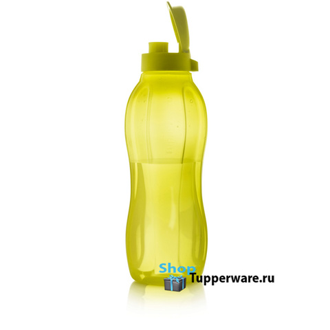 Бутылка Эко 1,5 л с клапаном в желтом цвете рис.2