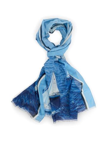 Marc Cain Шарф из смеси хдопка и шелка