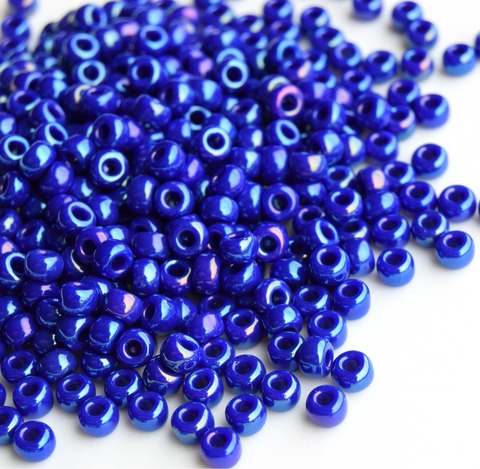 RR-1945 Бисер круглый Миюки 11/0 Кобальт непрозрачный глянцевый /Miyuki round 11/0 Opaque luster cobalt