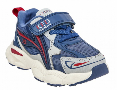 Кедберри кроссовки текстиль синий 23-28  ZRE_26001_navy