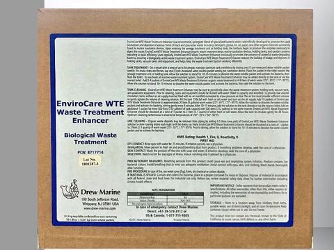 DREW MARINE ENVIROCARE WTE - средство для обработки органических отходов - 11,3 кг