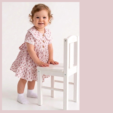 Платье хлопок детское (68-86) 260422-R1106