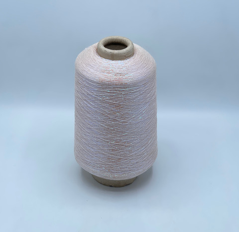 Torcitura di domaso, Refolo, 3300м. 66% Вискоза, 34% Полиэстер(люрекс), Персиково-розовая стрекоза(130), 40390