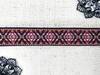 Тесьма жаккард, ш. 2,5 см (НАРЕЗКА)