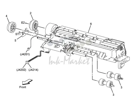 Узел регистрации/подачи в сборе Xerox 059K71760