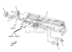 Узел регистрации/подачи в сборе Xerox 059K71760