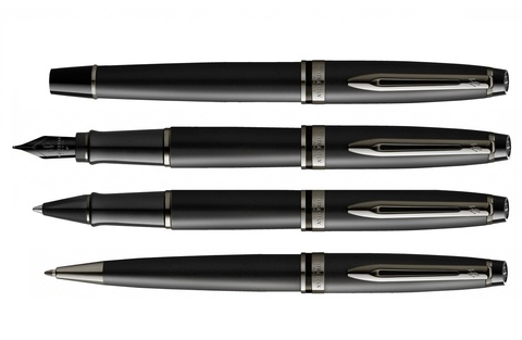 Ручка перьевая Waterman Expert Metallic, Black RT, M (2119189)