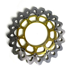 Передние тормозные диски ARASHI для Yamaha YZF-R1 04-06/FZ1 06-11 черные