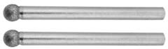 ЗУБР 2 шт, 4.0 x 3.2 x 38 мм, набор алмазных мини-шарошек (35922)
