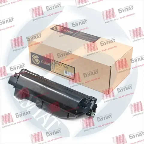 Тонер-картридж БУЛАТ s-Line PC600 (408314) для Ricoh Aficio P C600 (Черный, 18000 стр.)