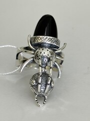 Муравей (кольцо из серебра)