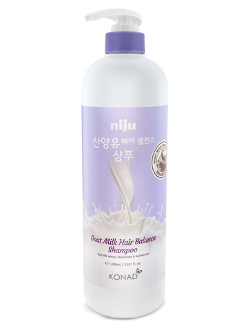 NIJU GOAT MILK Skin Balance Шампунь для волос балансирующий 1000ml (*12)