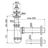 Koller Pool R40LC Сифон для раковины Белый