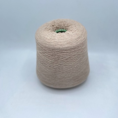 Бобинная пряжа (пр.Италия),1500м/100гр, 80% шерсть, 20% полиамид , цвет- Серо-бежевый арт.31200