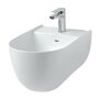 ArtCeram The One THB001 01 00 Биде, Artceram, The One, тип установки-подвесной, ширина, мм-350, глубина, мм-520, высота, мм-280, форма чаши-овальная, отверстия для смесителя-1, крепления в комплекте, цвет-Glossy White