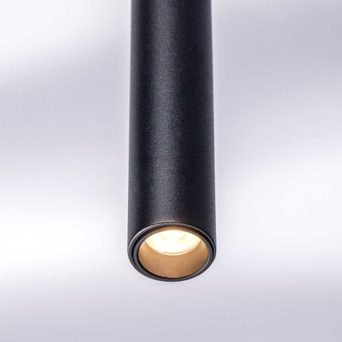 L8T747247 Люстра TUBO LED 40W 2560LM 25G ЧЕРНЫЙ 4000K