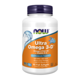 Ультра Омега с витамином Д3, Ultra Omega 3-D, Now Foods, 90 капсул 1