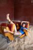 Low-rise Straight sauna-pants | chameleon_sand