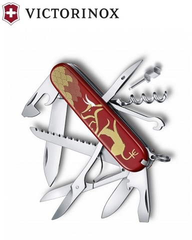 Нож складной Victorinox Huntsman Year of the Ox  LE 2021 (1.3714.E10)