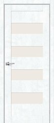 Дверь Браво-23 / Цвет Snow Art / Стекло Magic Fog / Двери Браво