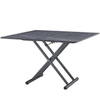 Стол-трансформер Twist, 60-120х110 см, черный