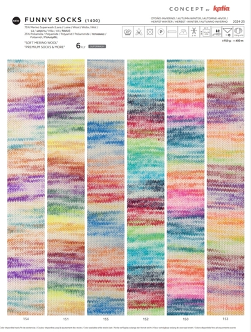Katia Concept Funny Socks 152