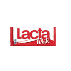 Шоколадка Lacta белая 100 гр
