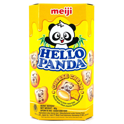 Печенье Meiji Hello Panda с сырным кремом 45гр