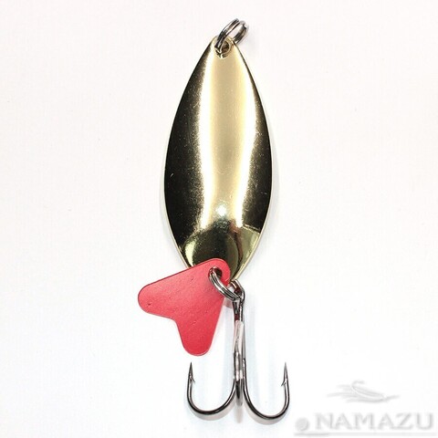 Купить блесну Namazu Glassy, вес 21 г, цвет 02 (латунь) N-GS21-02