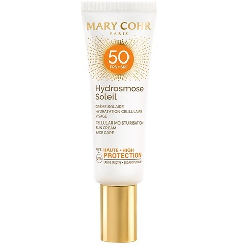Крем для лица SPF 50 увлажняющий солнцезащитный Mary Cohr HYDROSMOSE SOLEIL CREME SOLAIRE HYDRATATION CELLULAIRE VISAGE SPF 50