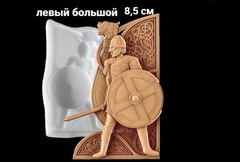 Силиконовый молд № 1101 Воин Большой левый