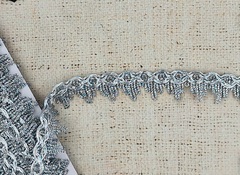 Тесьма люрекс, ш. 2 см, серебро