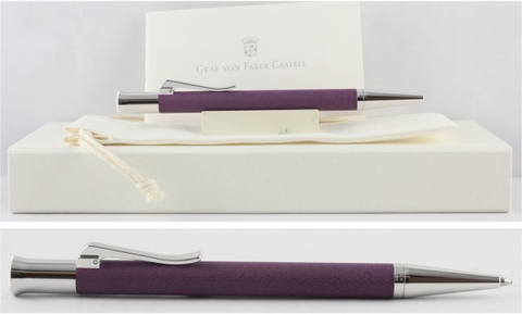 Ручка шариковая Graf von Faber-Castell Guilloche Violet Blue