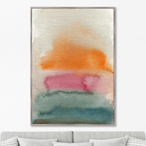 Marina Sturm - Репродукция картины на холсте Sunset over the sea, 2021г.