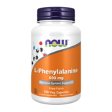 L-фенилаланин 500 мг, L-Phenylalanine 500 mg, Now Foods, 120 капсул 1