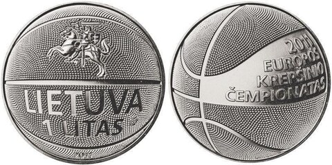 1 лит Чемпионат Европы по баскетболу (Спорт) 2011 год, Литва. UNC