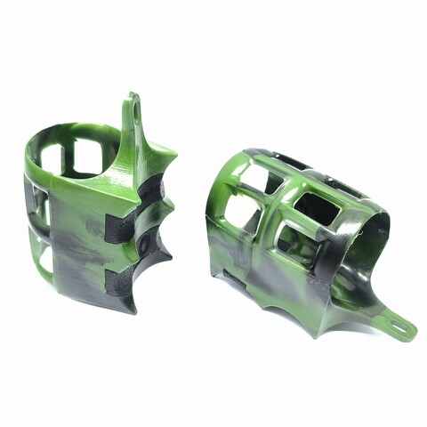 Груз-кормушка пл. X-FEEDER PL CAMO RIVER CAGE M 120 г (40 мл, цвет камо, сетка)