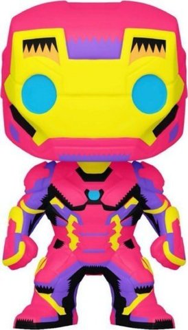 Фигурка Funko POP! Bobble: Marvel: Black Light: Iron Man (Exc) 48846