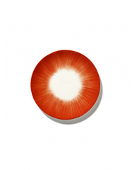Тарелка SERAX  Off-white / red, var 5, d 17,5 см коллекция De