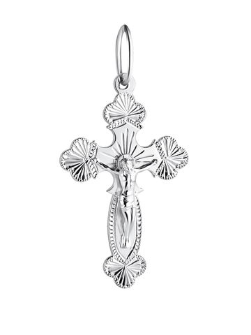 Крестик православный из серебра