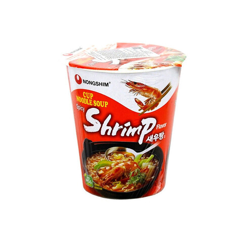 Лапша б/п Nongshim Shrimp со вкусом креветок (67 г)